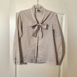 Vintage Inner Visions by Ship n Shore Women's Paisley Blouse Size 10